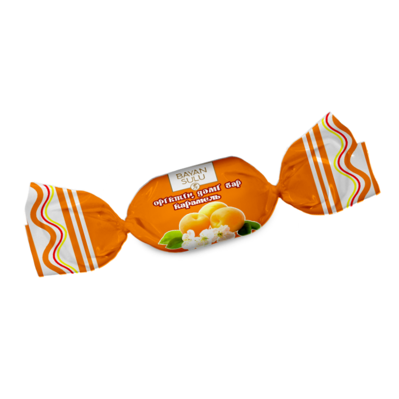 Карамель Вкус абрикоса 1/7кг (Баян Сулу)