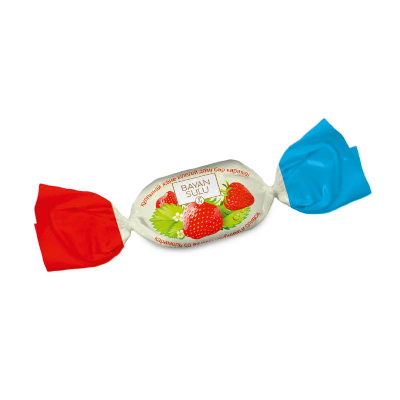 Карамель Вкус Клубника и сливки 1/7кг (Баян Сулу)