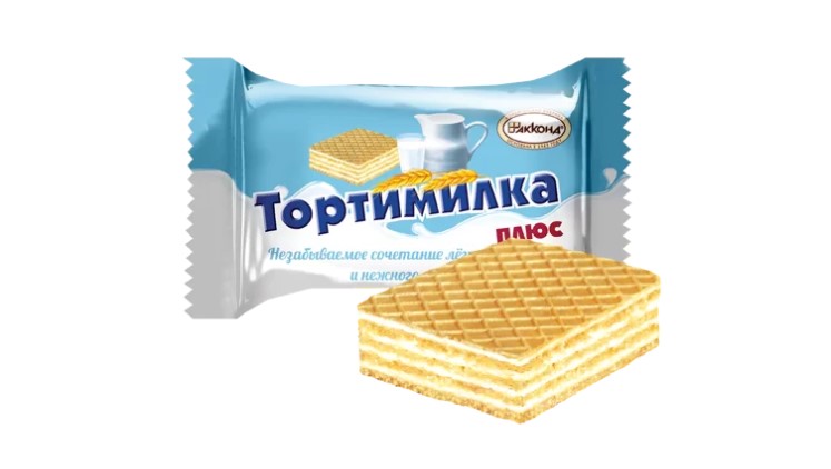 Конфеты ваф.Тортимилка ПЛЮС 3кг (Акконд)