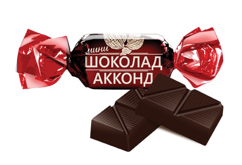 Мини-шоколад Горький 3кг (Акконд)