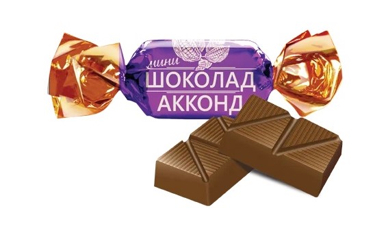 Мини-шоколад Молочный 3кг (Акконд)