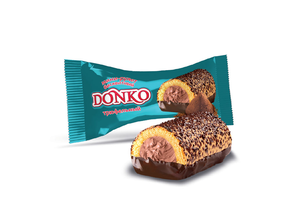 Мини-рулет биквит Donko трюфельный 2,1кг (Донко)