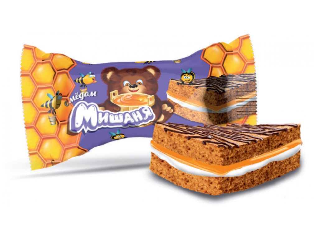 Пирожное Мишаня с медом 1,75кг (Донко)