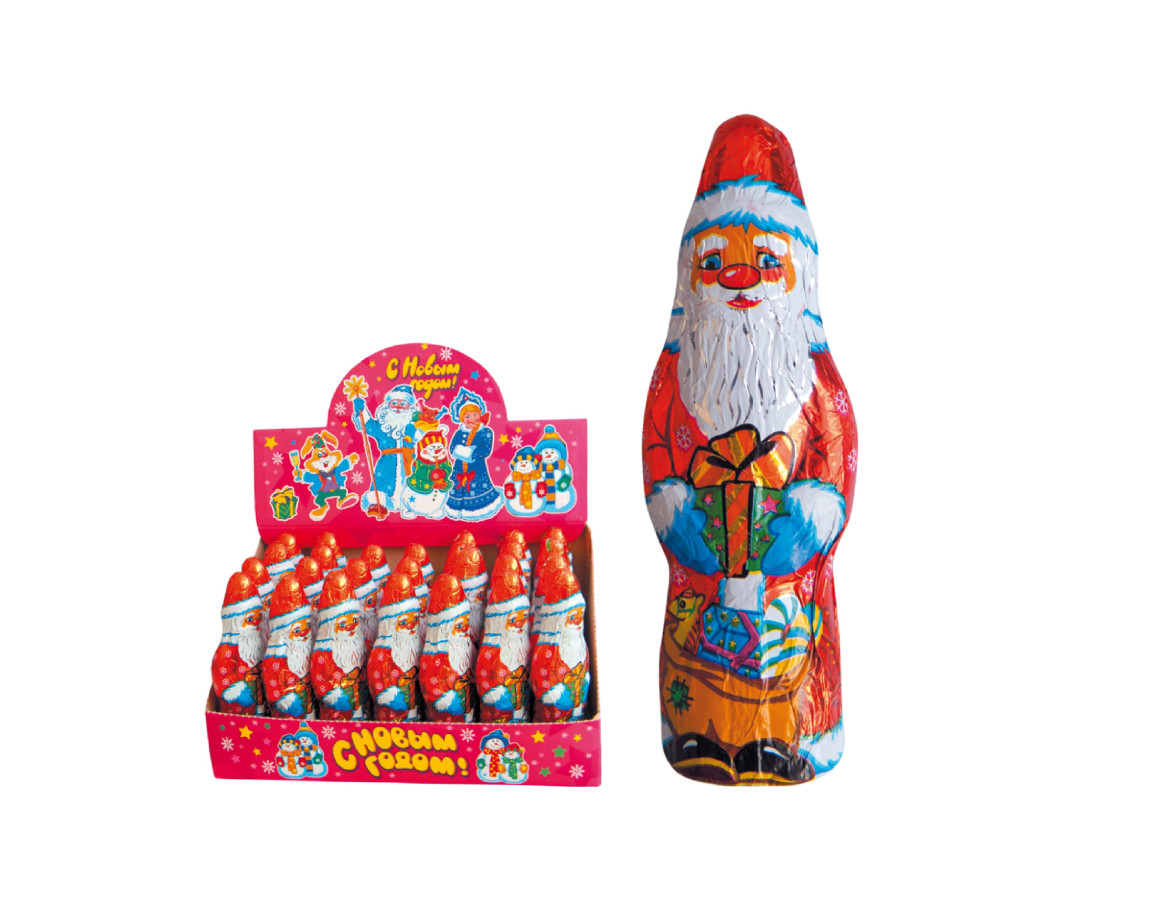 Фигурка из конд. глазури Дед Мороз 6*25*24г