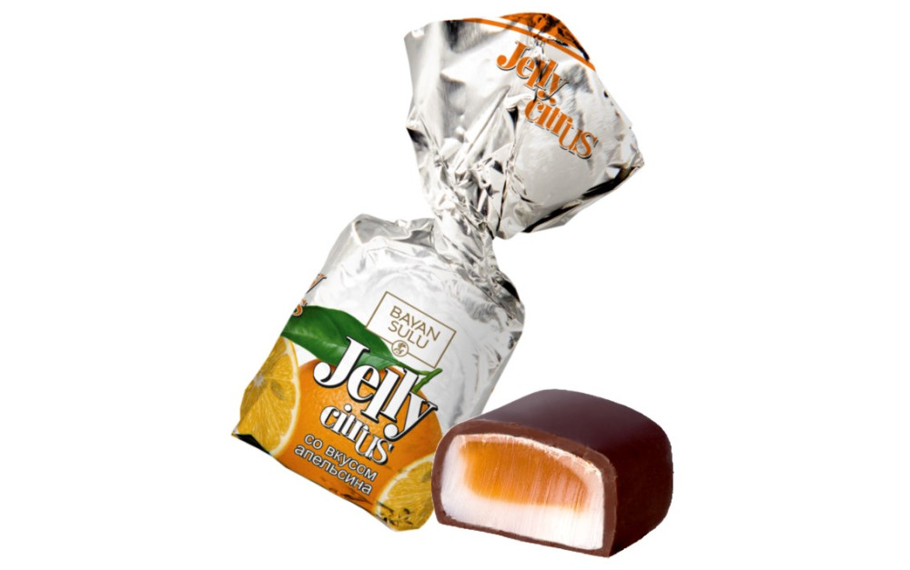 Конфеты Jelly citrus со вкусом апельсина 1-5кг(BS)
