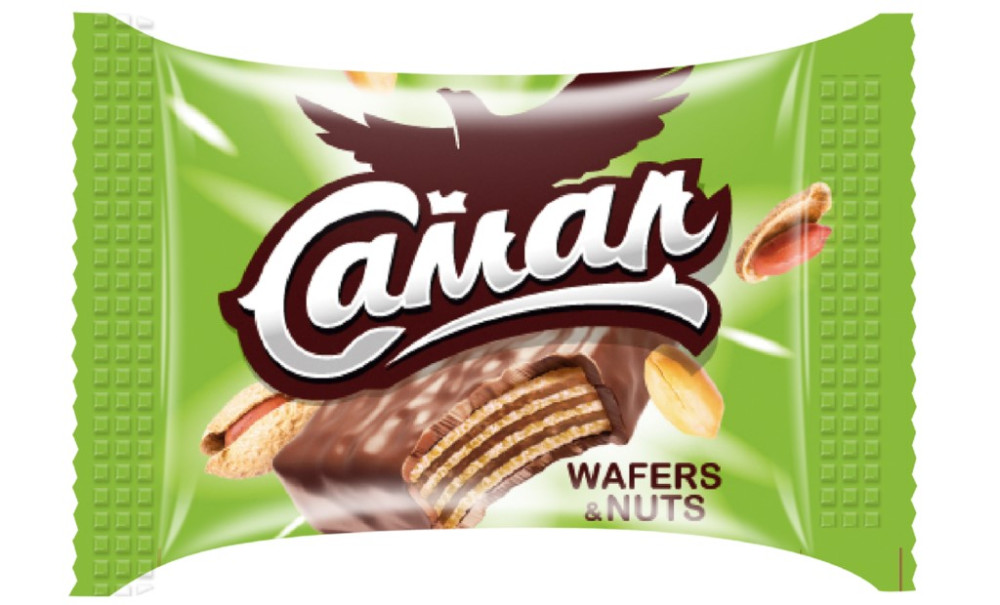 Конфеты Самал Wafers&nuts 0,5кг-5шт (Костанай)