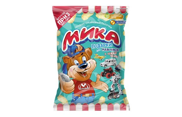 Кук палочки МИКА с подарком для мальчиков 70г-14ш