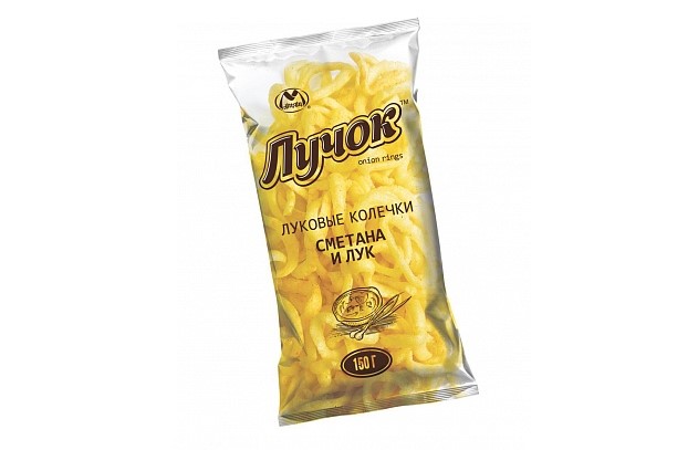Чипсы картоф кольца Лучок вкус сметаны и лука 150г-10