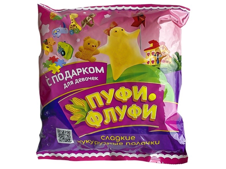 Кукур пал Пуфи-Флуфи с подар.для девоч 70г-20шт
