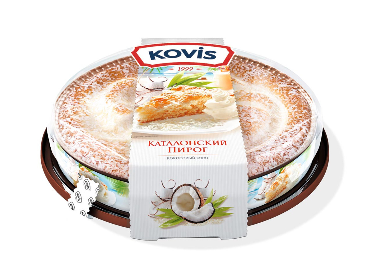 Пирог бискв Kovis с кокос.начин 400г 6ш