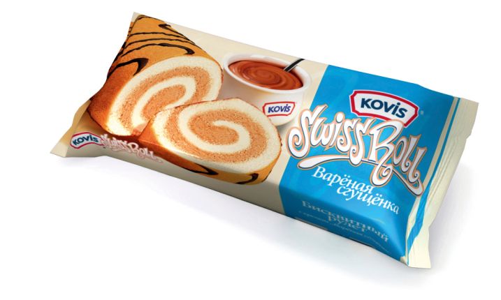 Рулет бис.Kovis с крем вареная сгущенка 175г 15ш