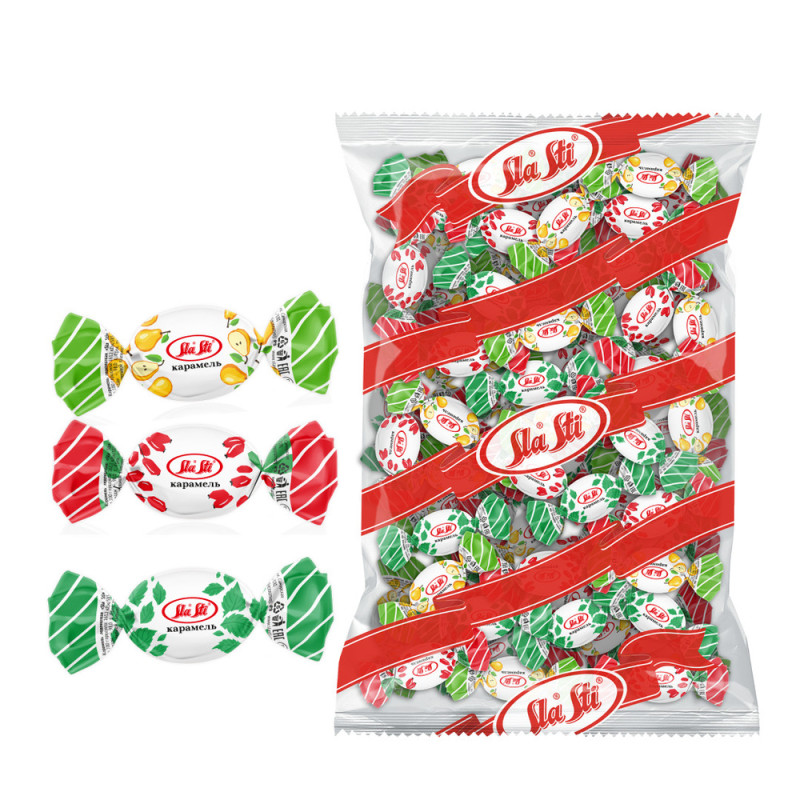 Карамель леденцовая МИКС (Барбарис,Дюшес,Мята) 1-5кг (Сласти)