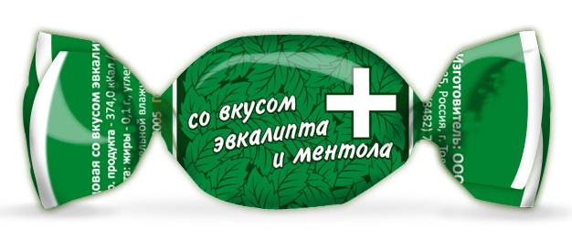 Карамель леденцовая Эвкалипт и ментол 5кг (Сласти)