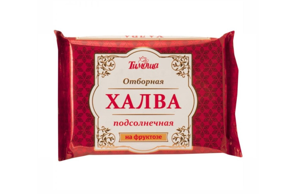 Халва подсолнечная на фруктозе Тимоша 180гр 20ш